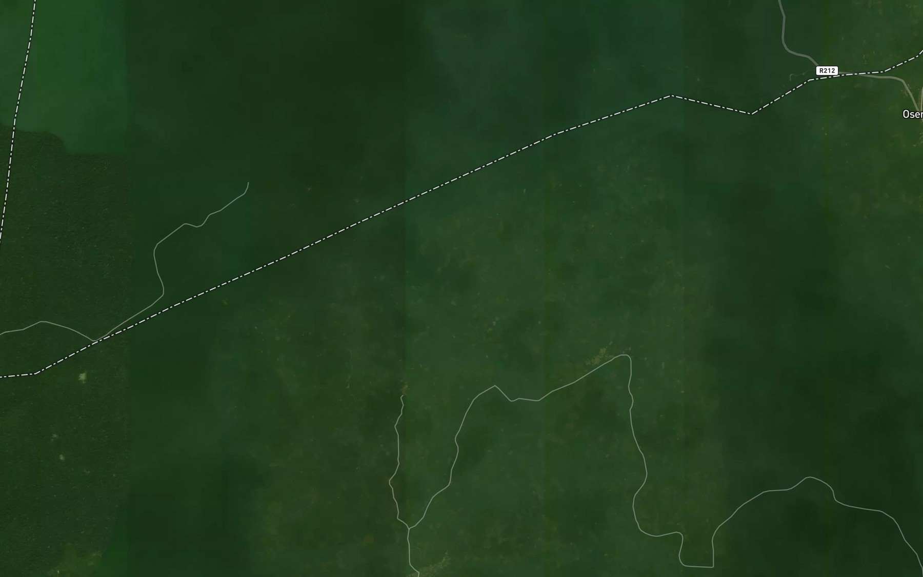 Satellite map of the Enikawkaw