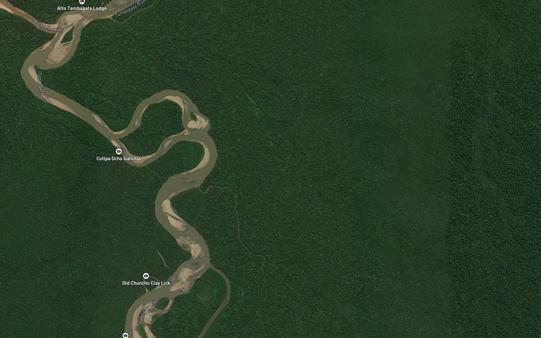 Satellite map of the Rio Paz Soldan