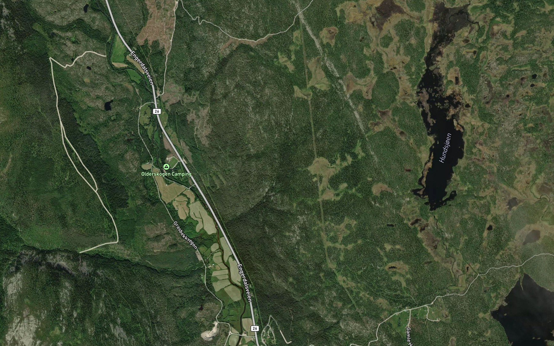 Satellite map of the Vetbekken