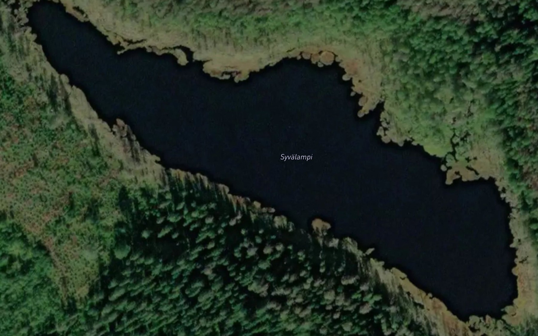 Satellite map of the Syvalampi