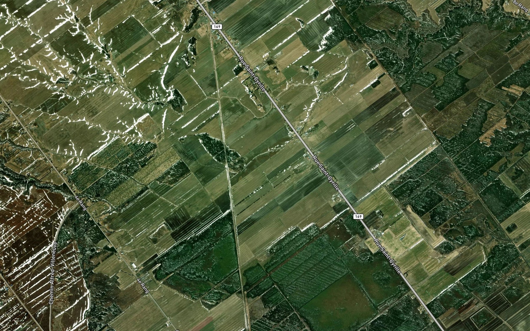 Satellite map of the Embranchement Grondin