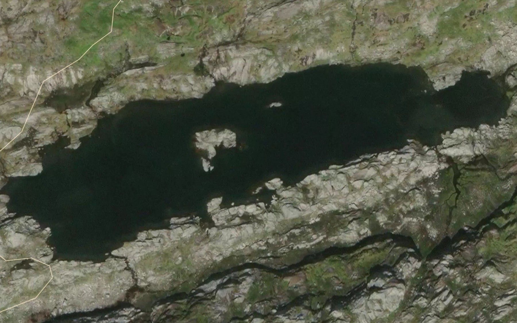 Satellite map of the Balskardlivatnan