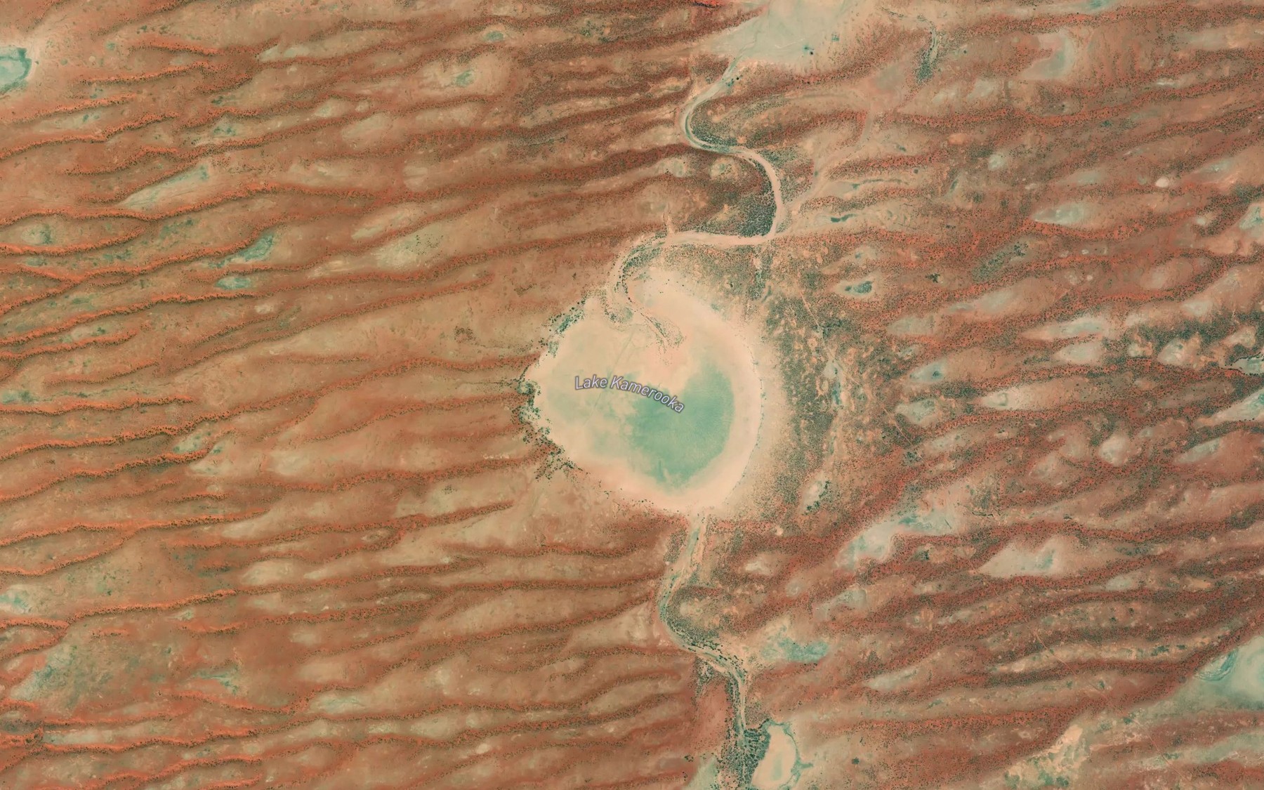 Satellite map of the Sacramento Lake