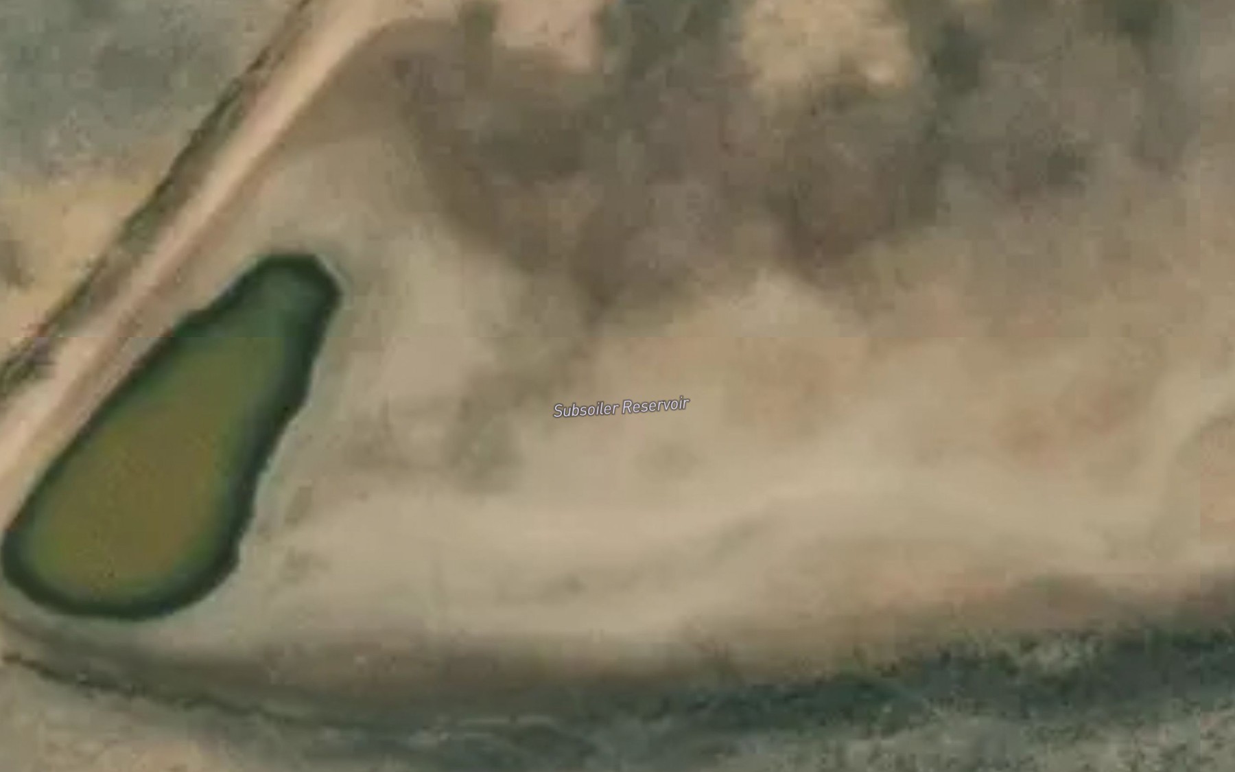 Satellite map of the Subsoiler Reservoir