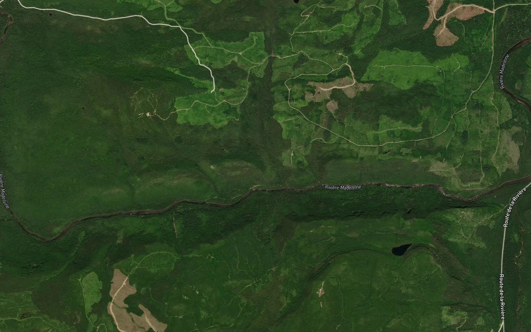 Satellite map of the Coulee du Camp de la Compagnie
