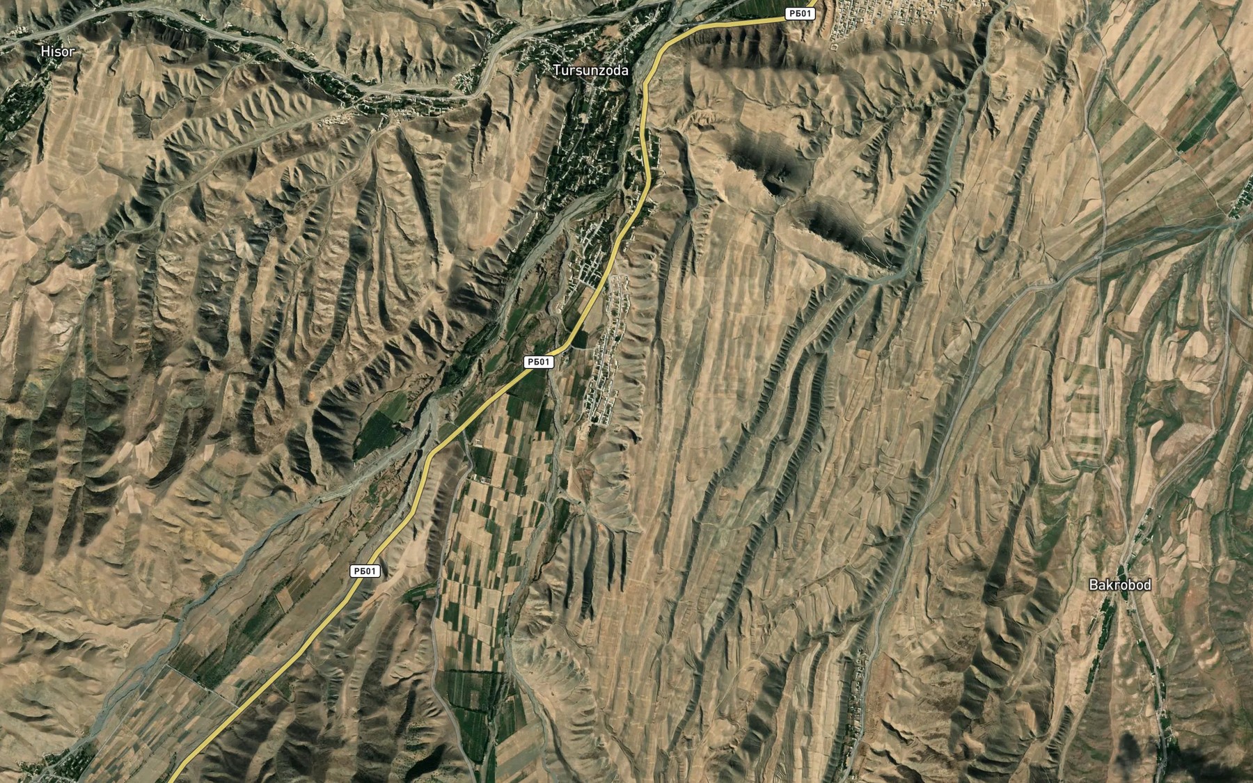 Satellite map of the Aktengi