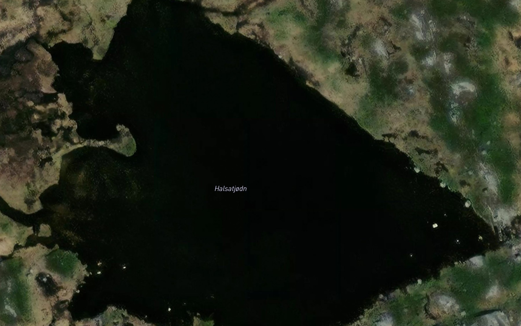 Satellite map of the Halsatjodn