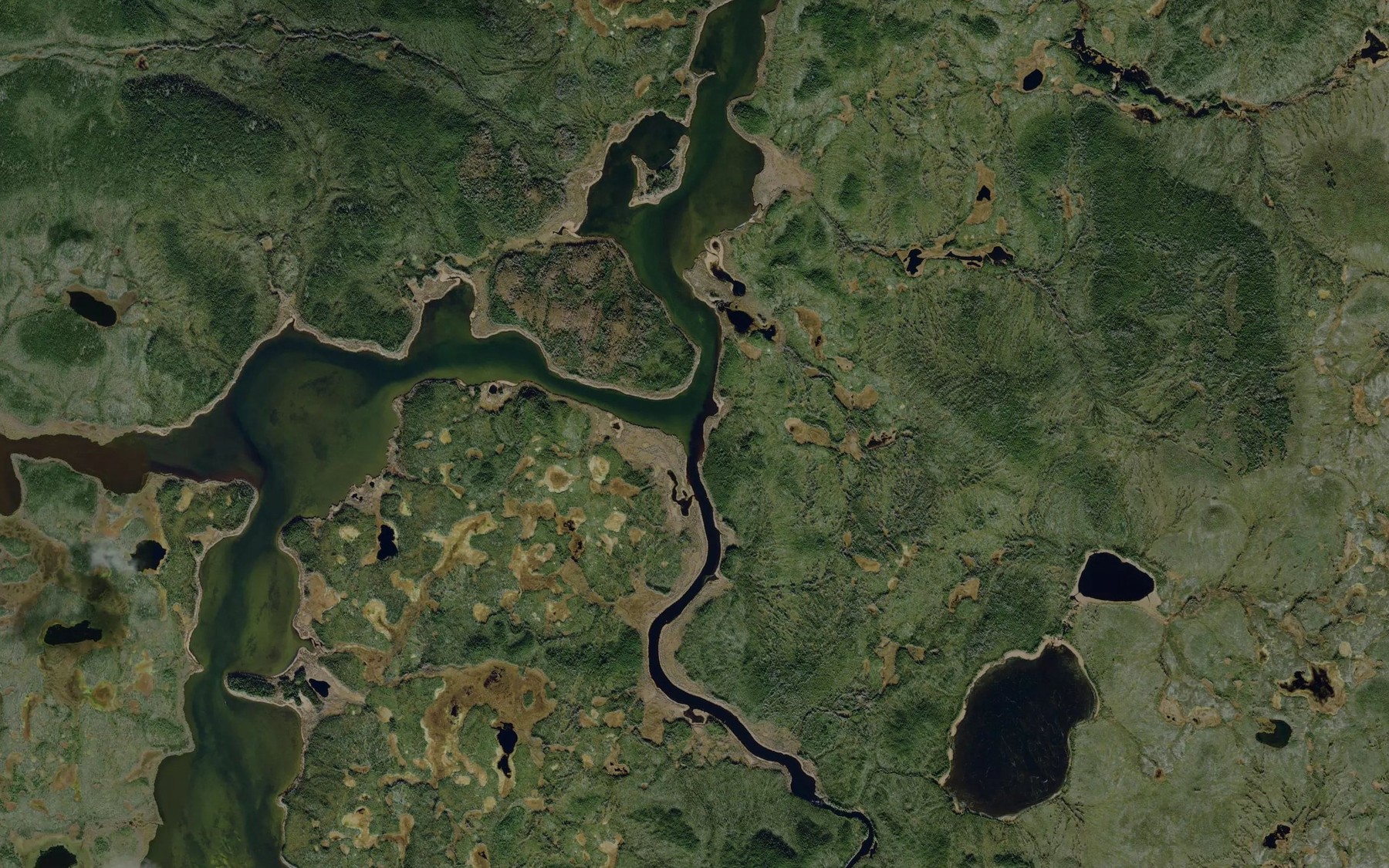Satellite map of the Meethachos River