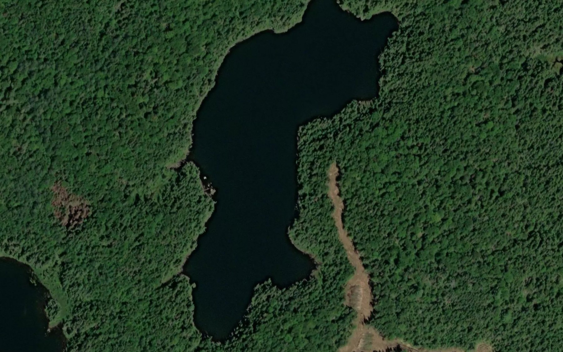 Satellite map of the Lac Burroughs