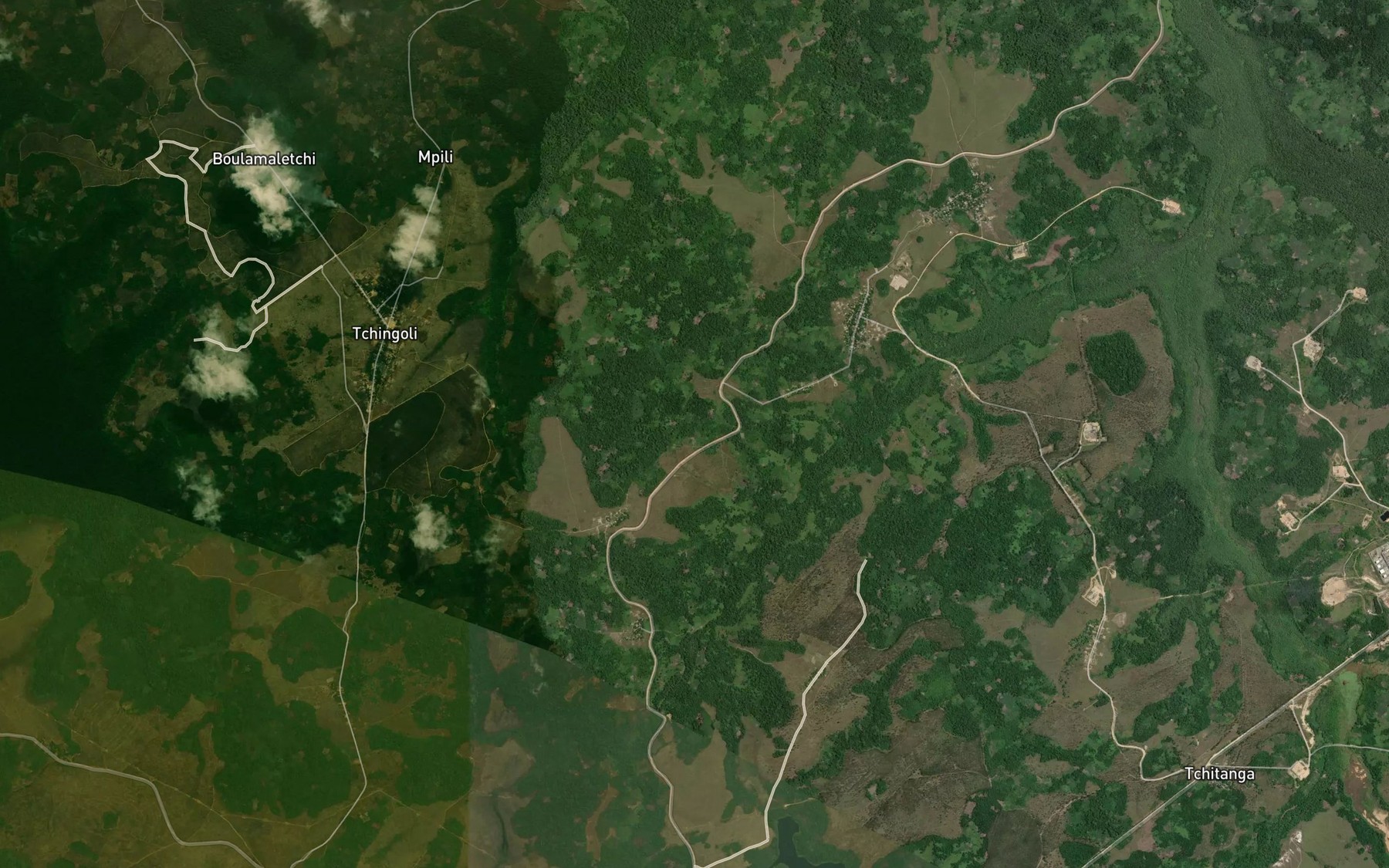 Satellite map of the Chikinonou