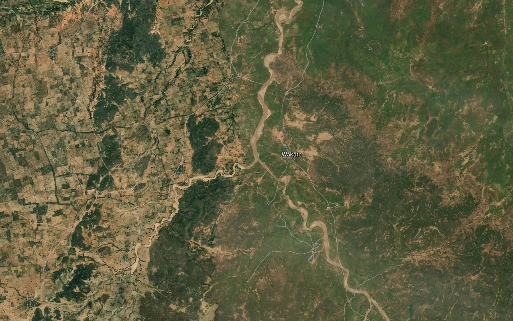 Satellite map of the Kaisa