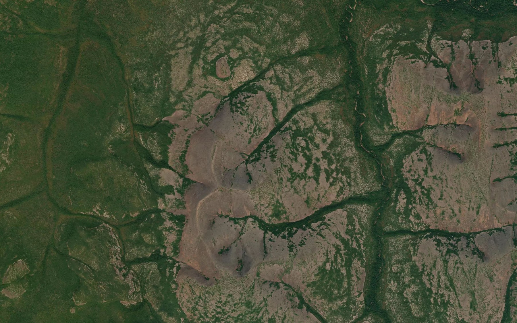 Satellite map of the Mrotychan