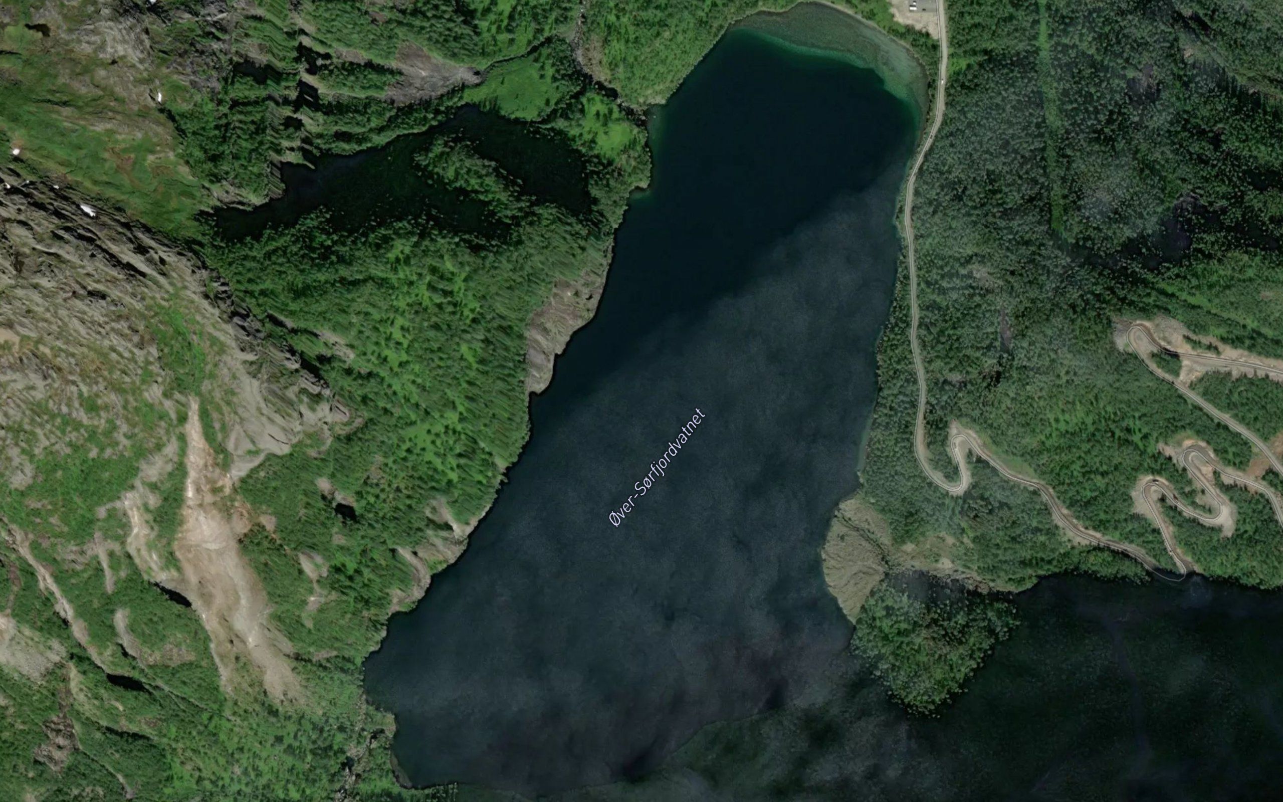 Sorfjordvatnet,ovre