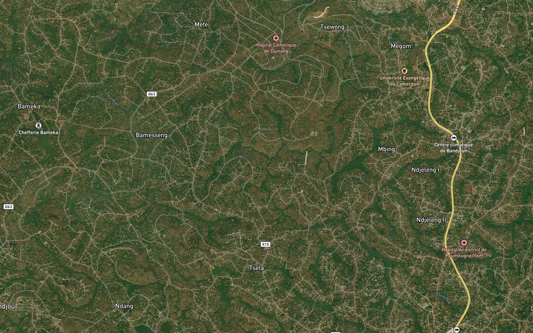 Satellite map of the Demhok
