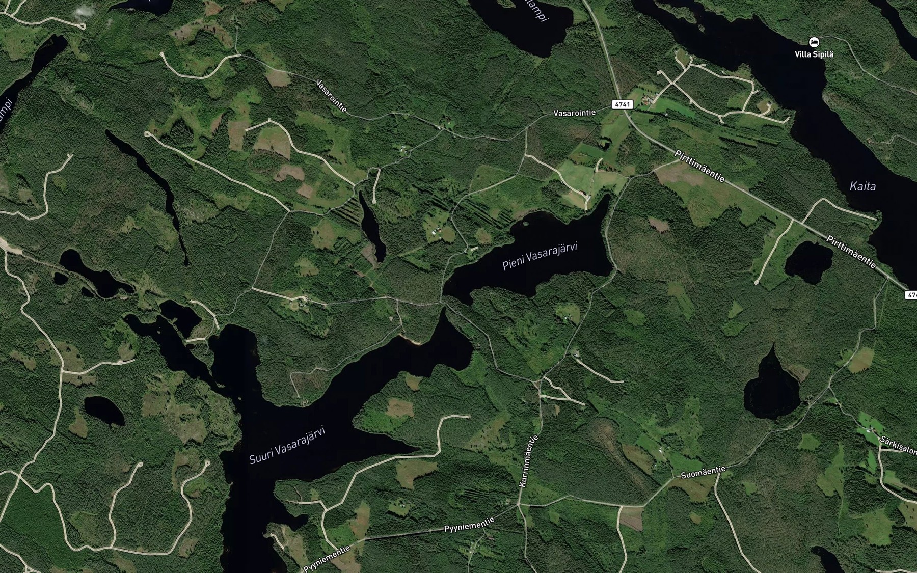 Satellite map of the Kiermilahti