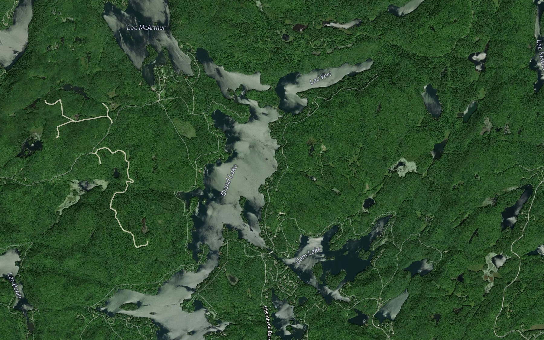 Satellite map of the Baie Laflamme