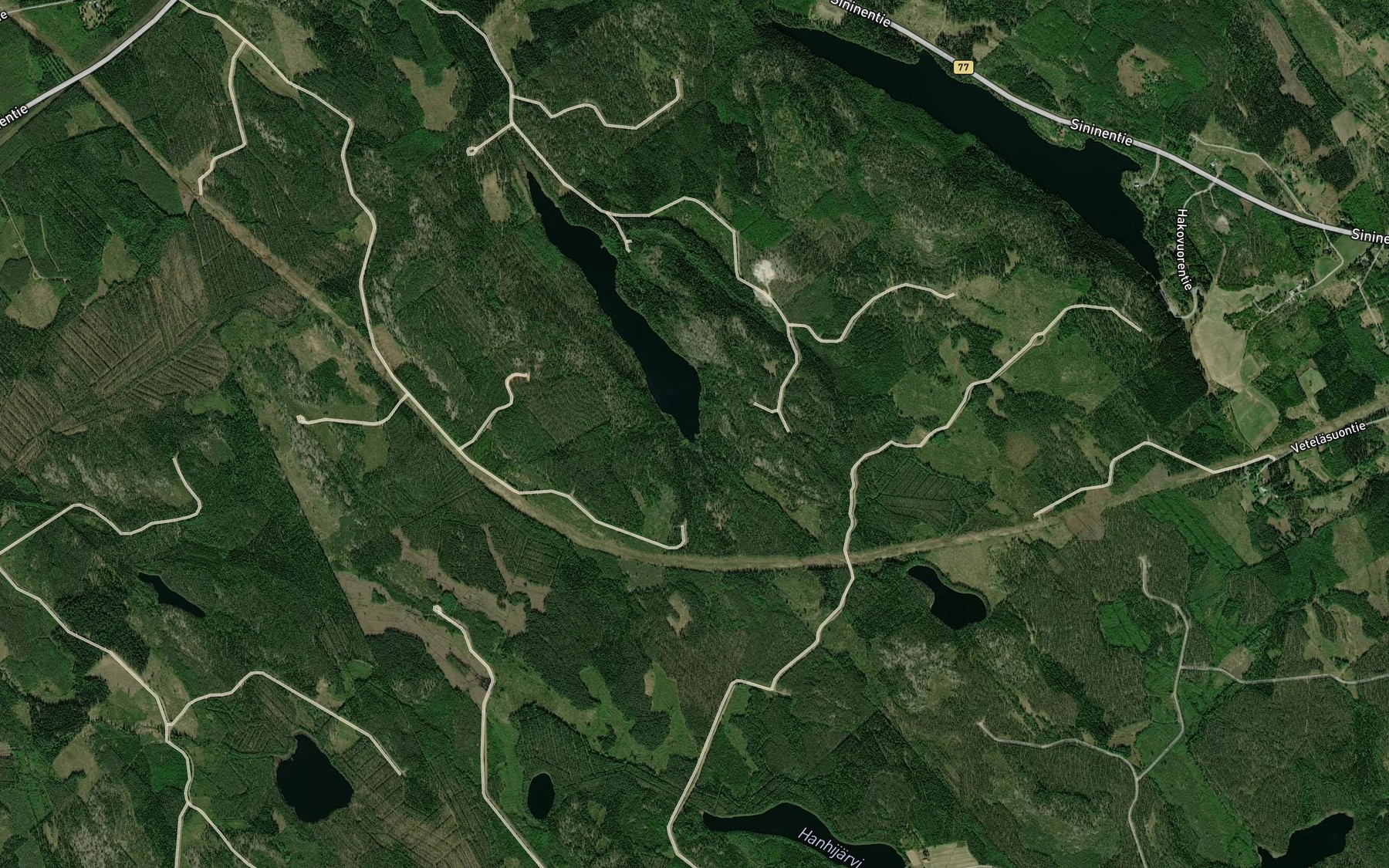 Satellite map of the Pahanlamminpuro