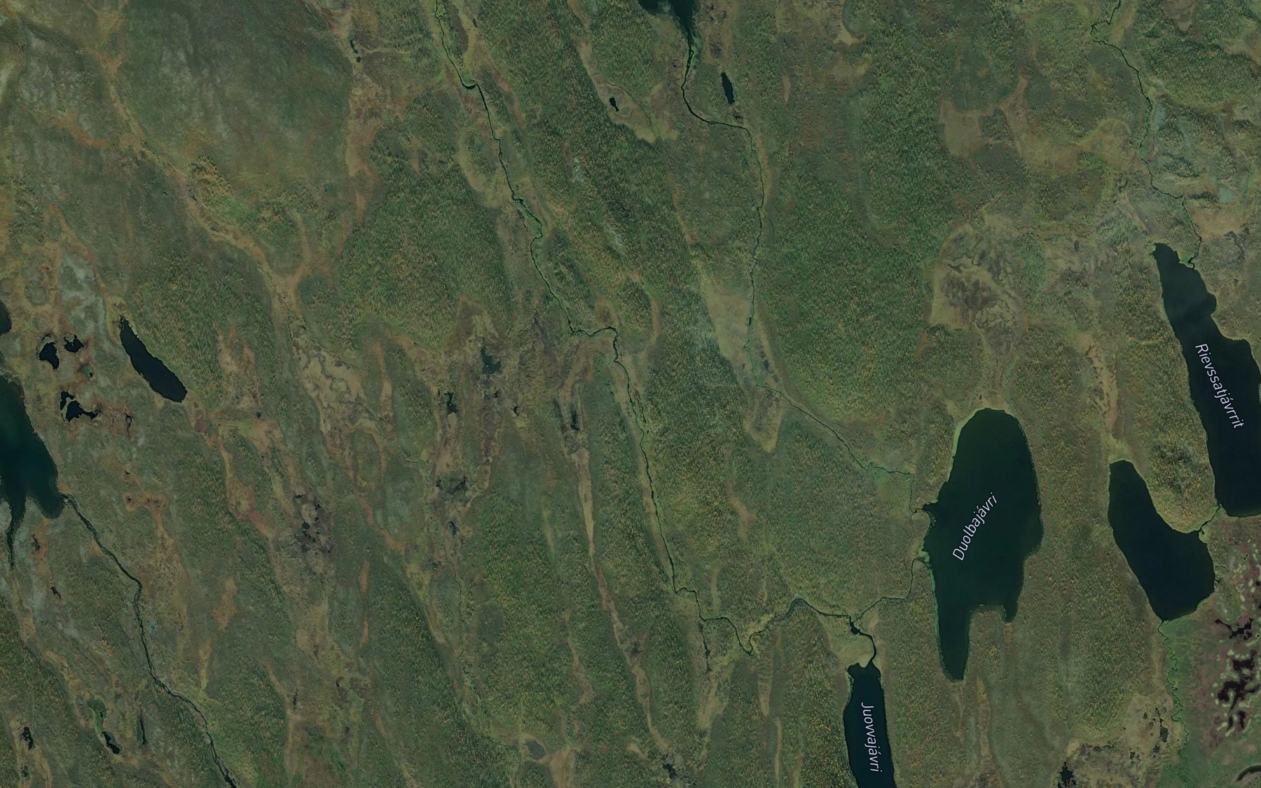 Satellite map of the Laevsajakka