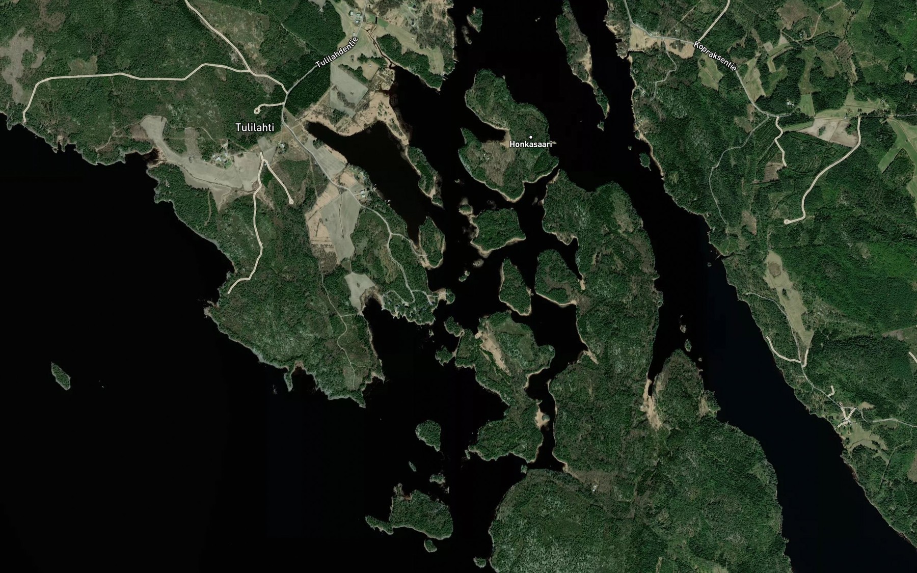 Satellite map of the Pirtamo