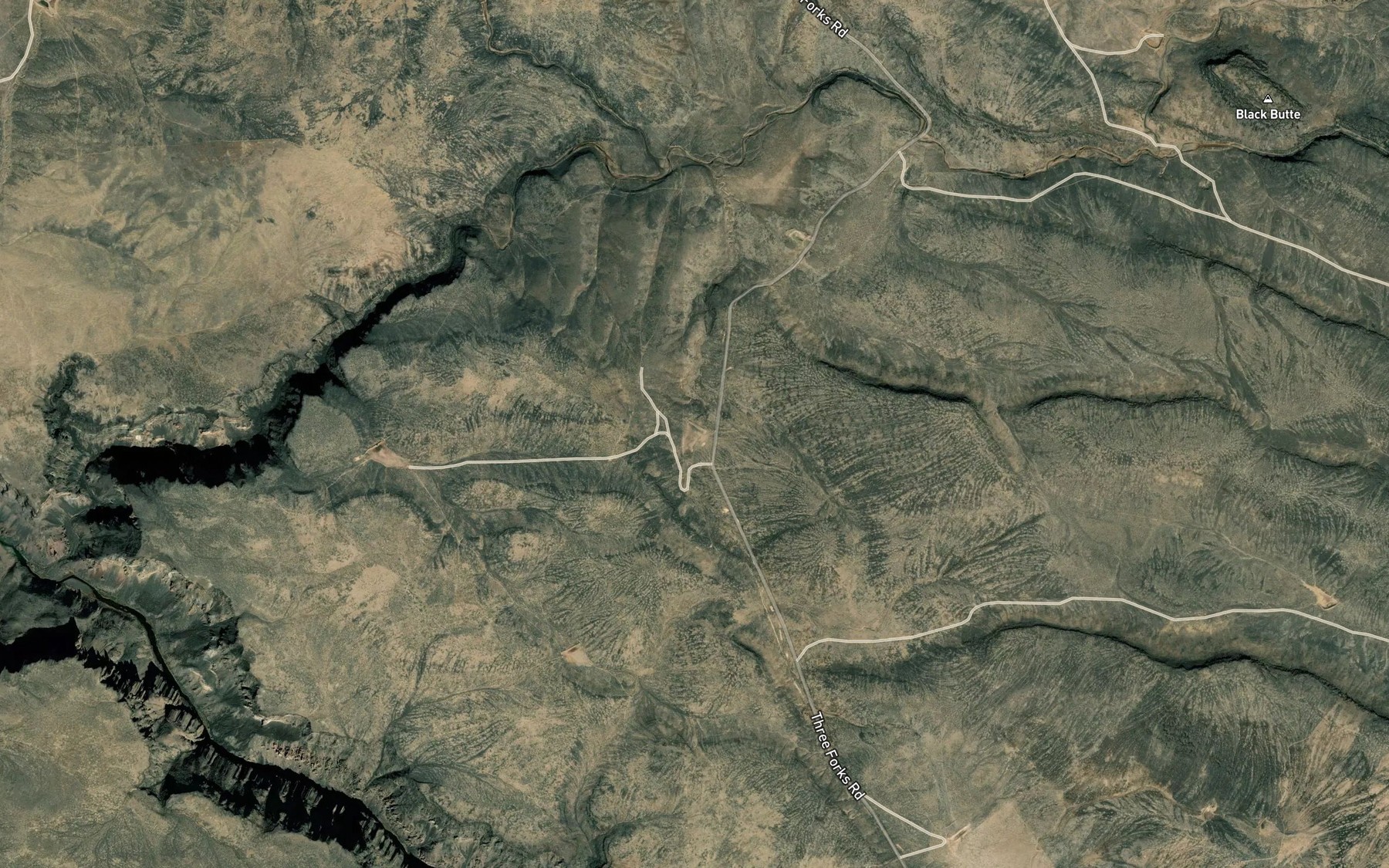 Satellite map of the Lambing Camp Reservoir