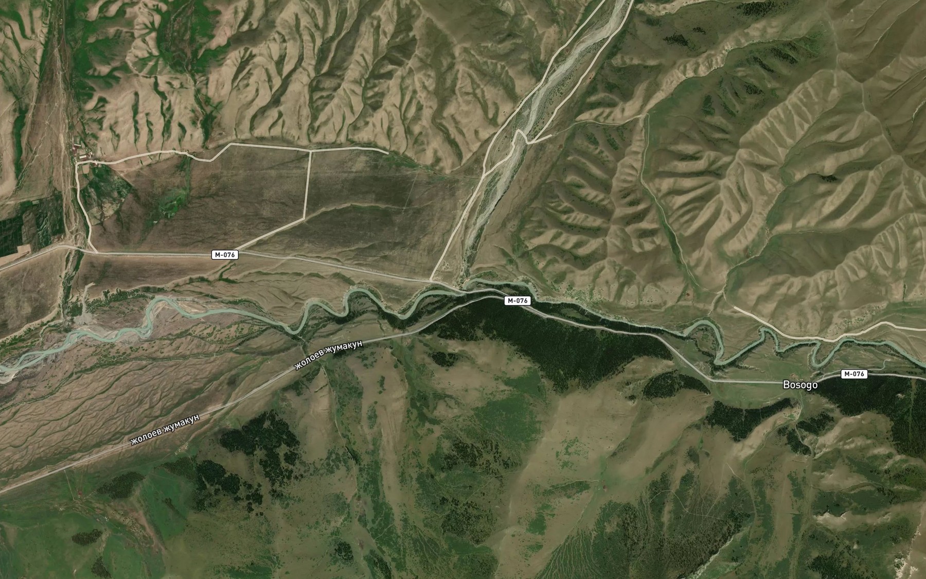 Satellite map of the Ichkekamandy