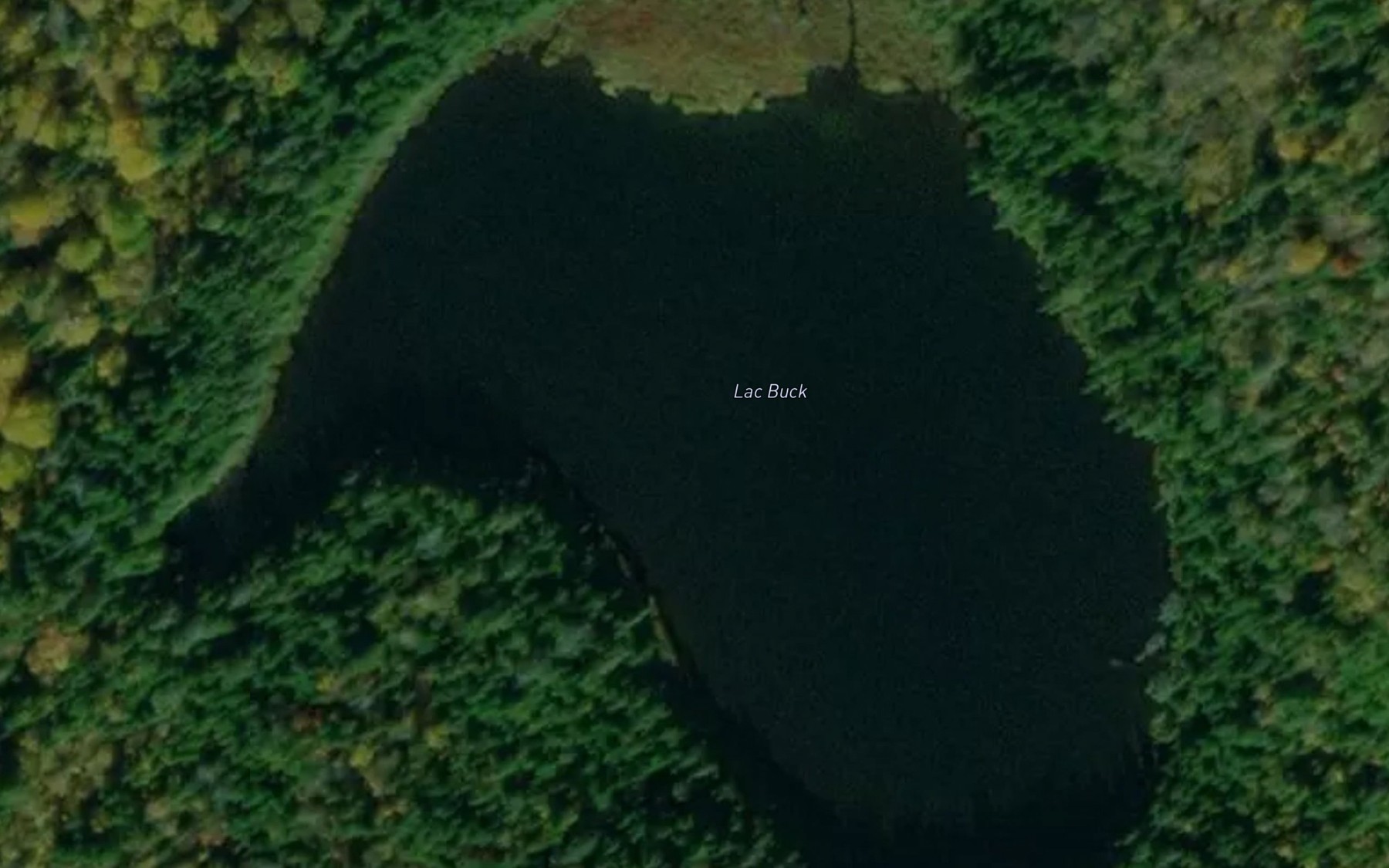 Satellite map of the Lac Buck