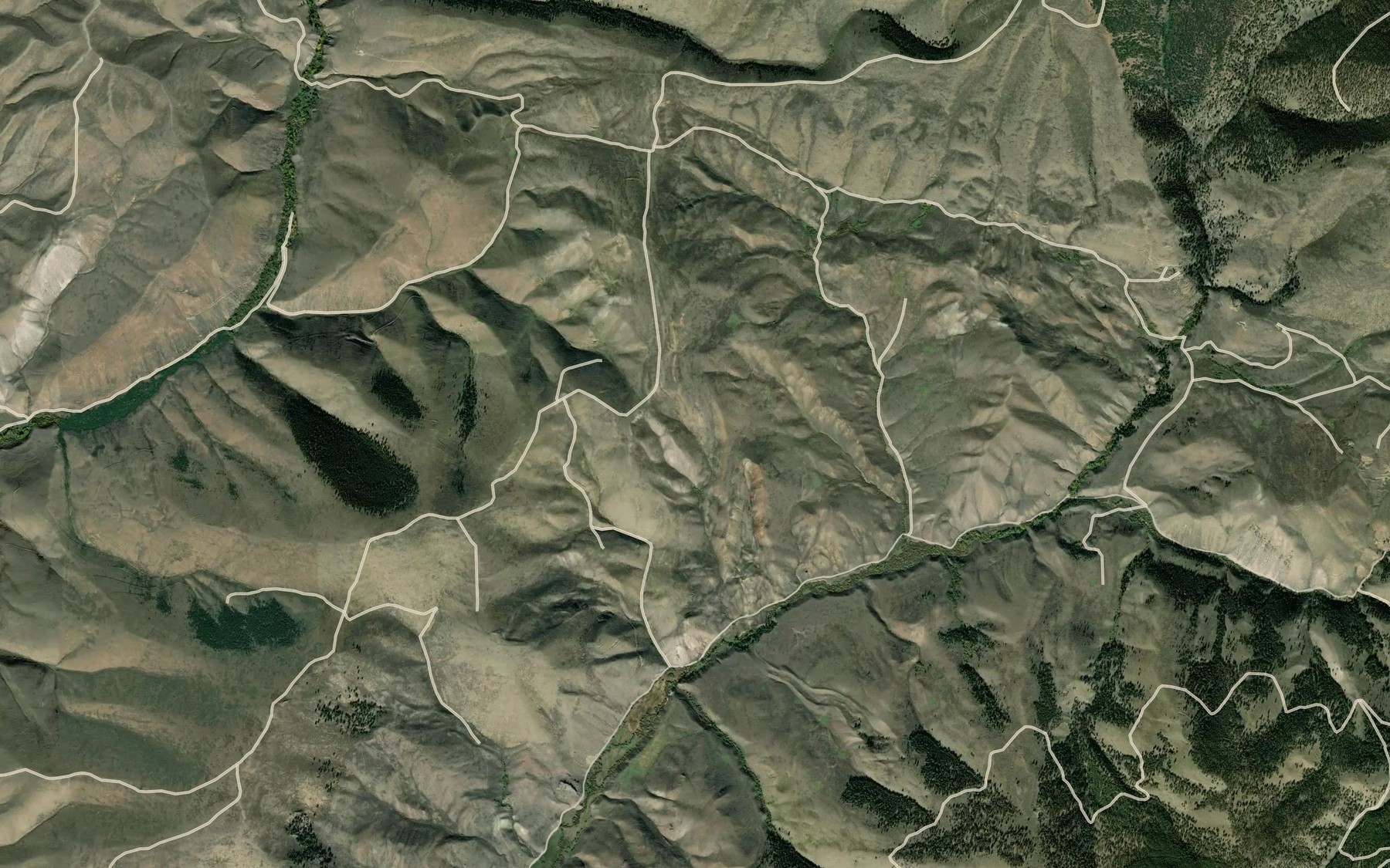 Satellite map of the Eckersell Spring