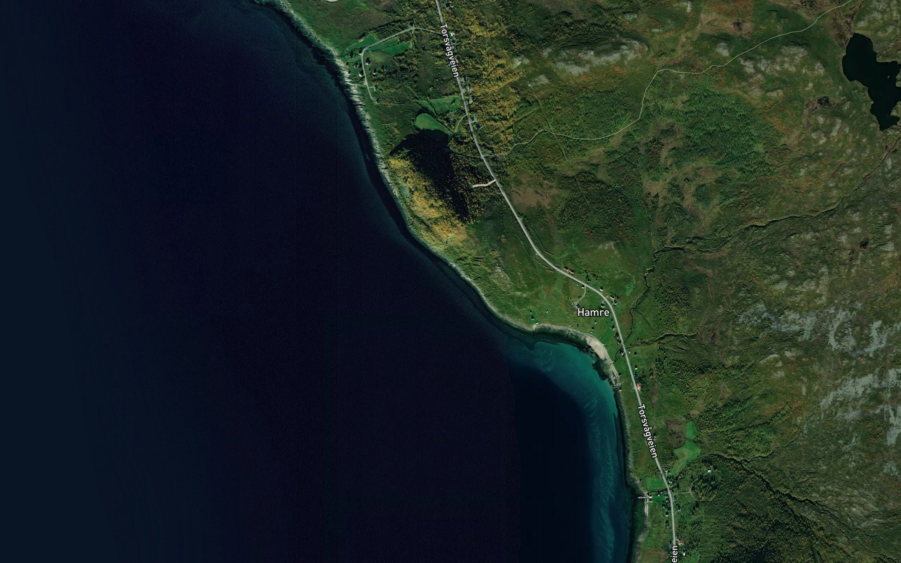 Satellite map of the Klubbvika