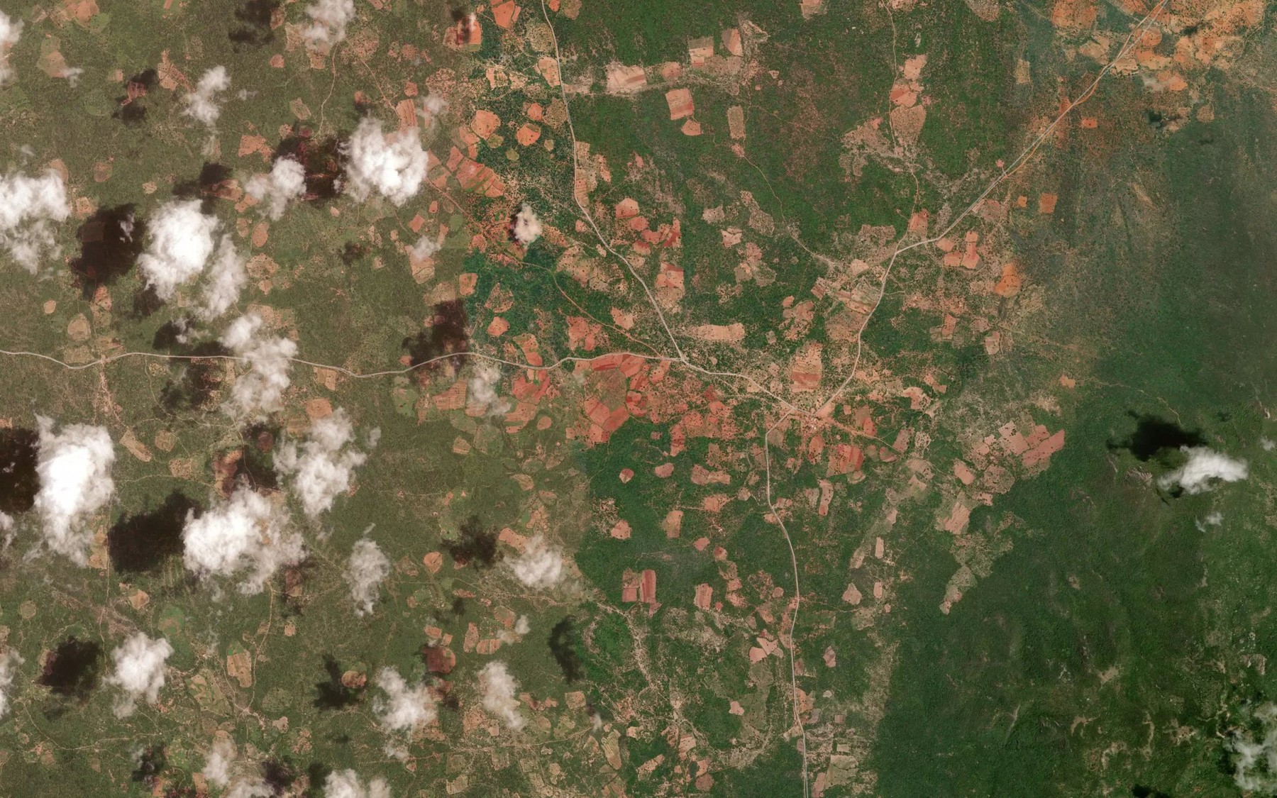 Satellite map of the Syuu
