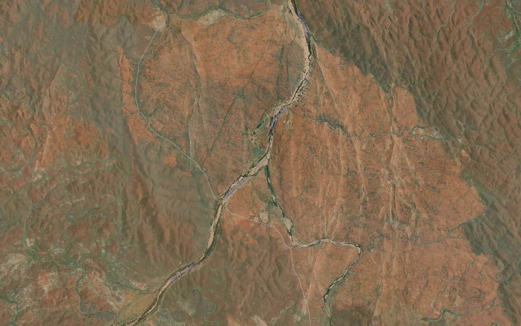 Satellite map of the Cookes Creek