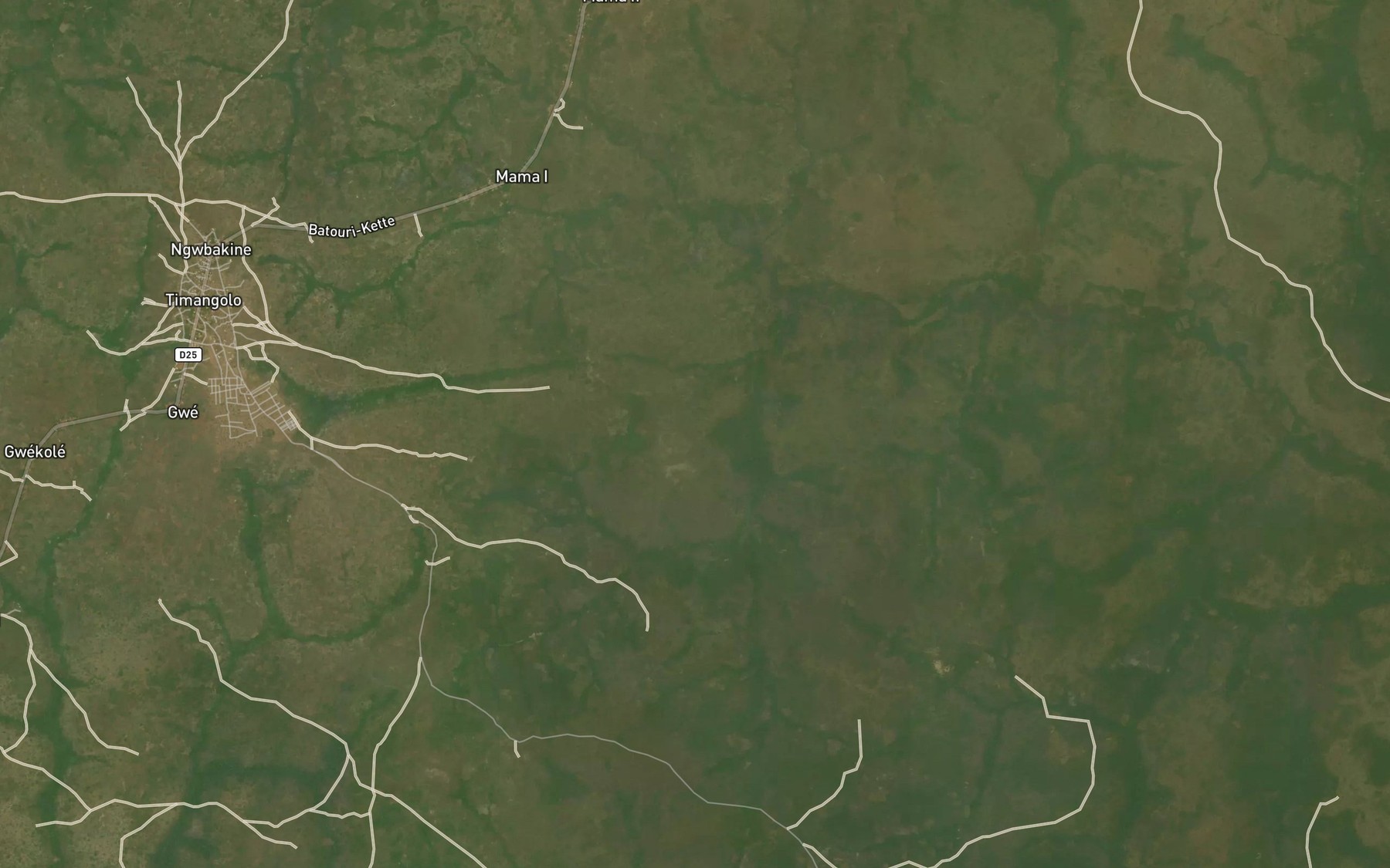 Satellite map of the Mese