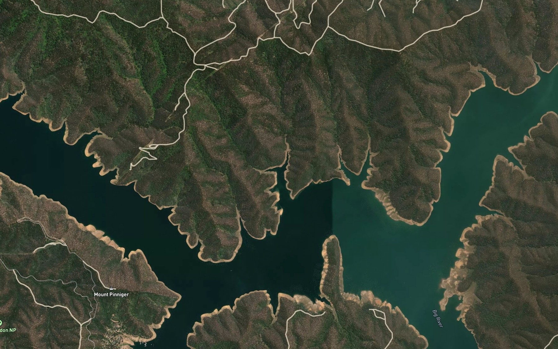 Satellite map of the Sawers Bay