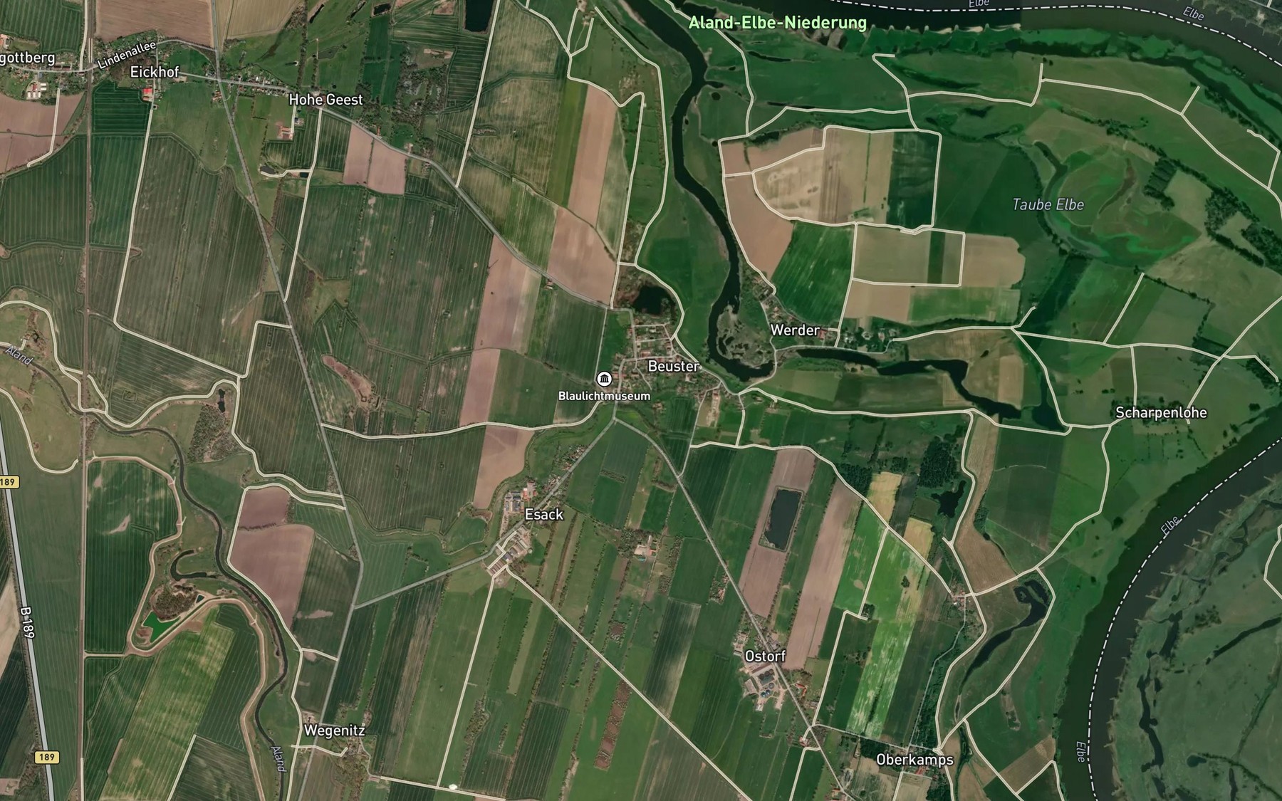 Satellite map of the Grosse Wasserung
