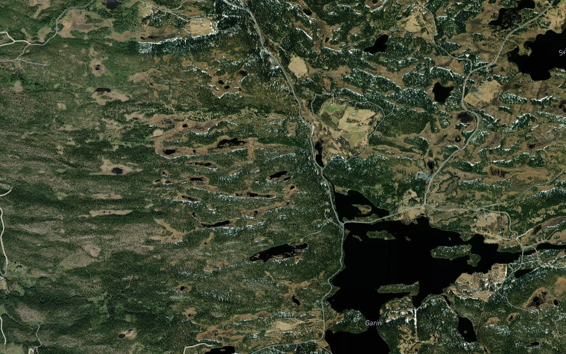 Satellite map of the Skarsputtatn