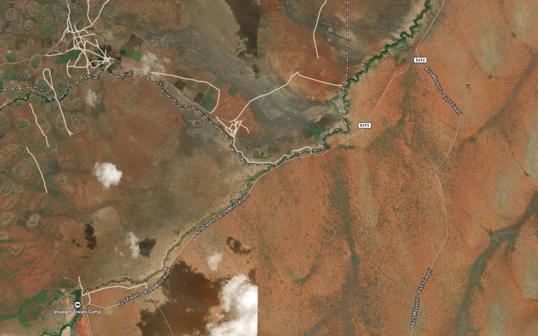 Satellite map of the Ollaoni