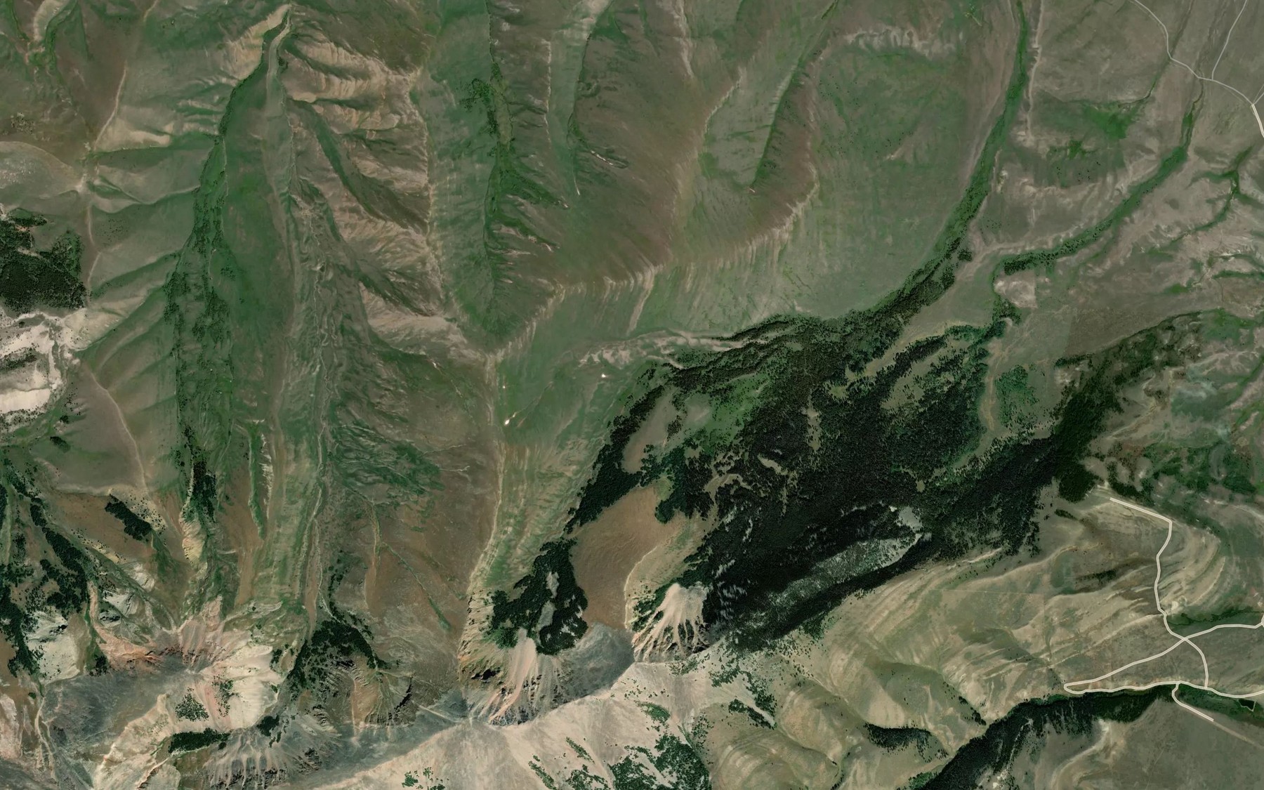 Satellite map of the Dutch Hollow Spring
