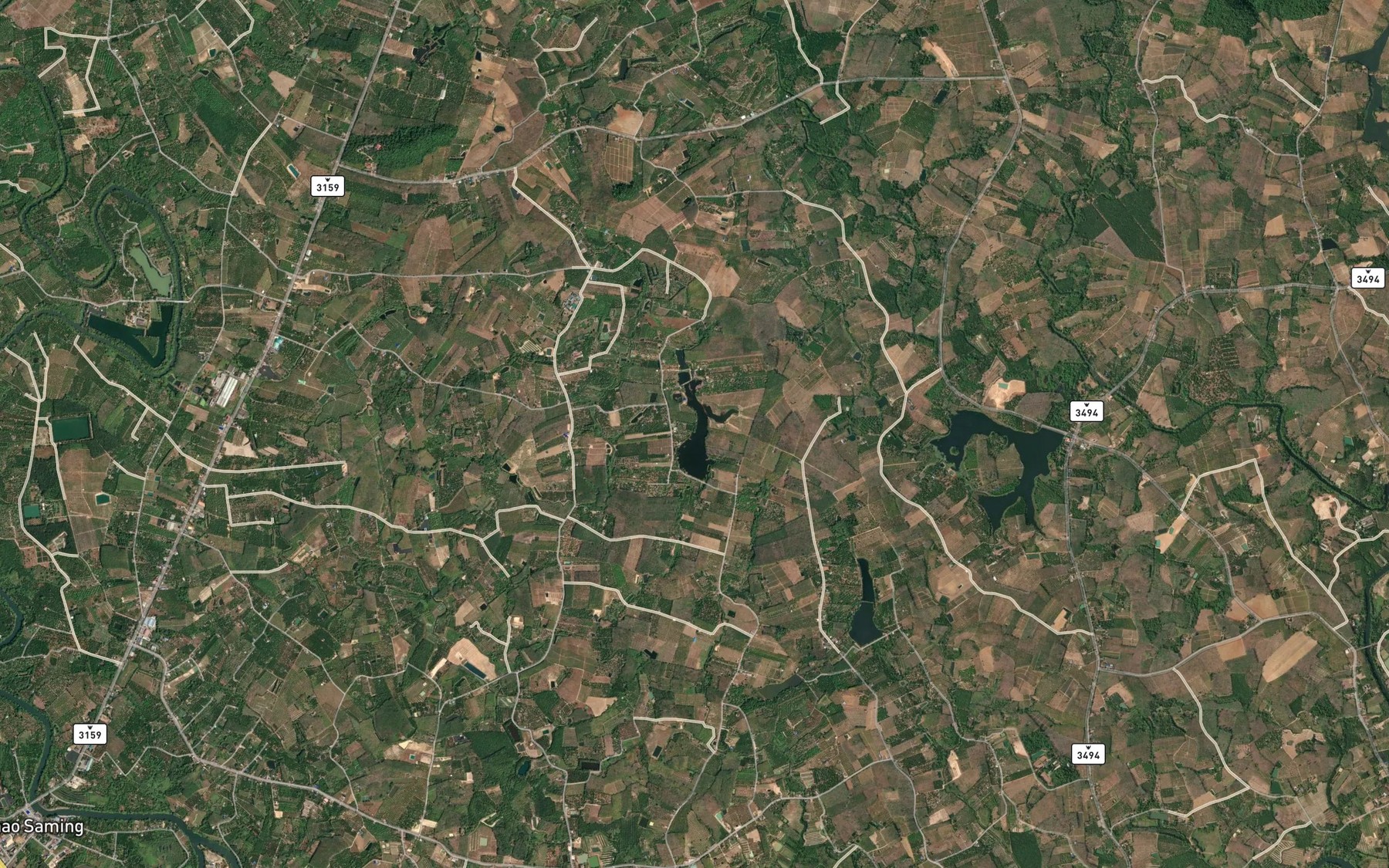 Satellite map of the Ang Kep Nam Ban Trok Krasang