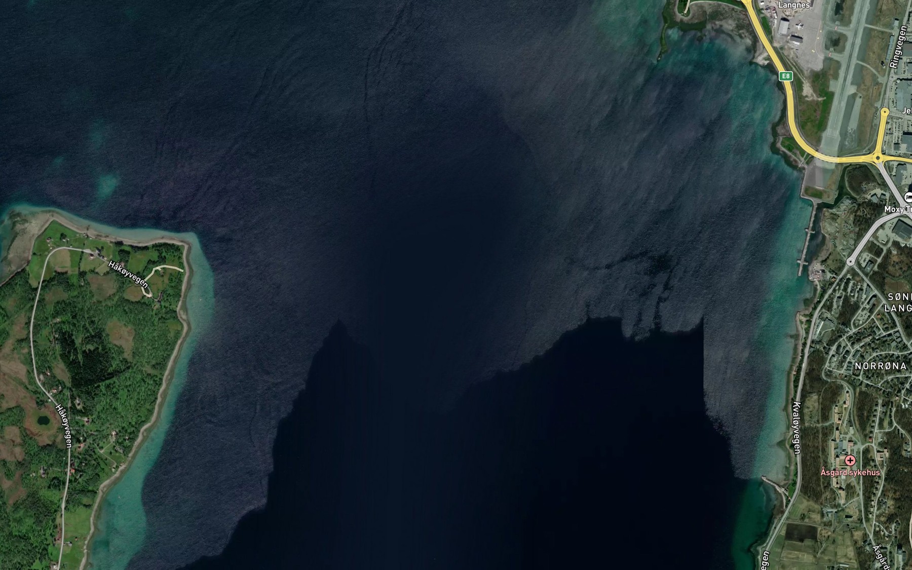 Satellite map of the Skarvegrunnen