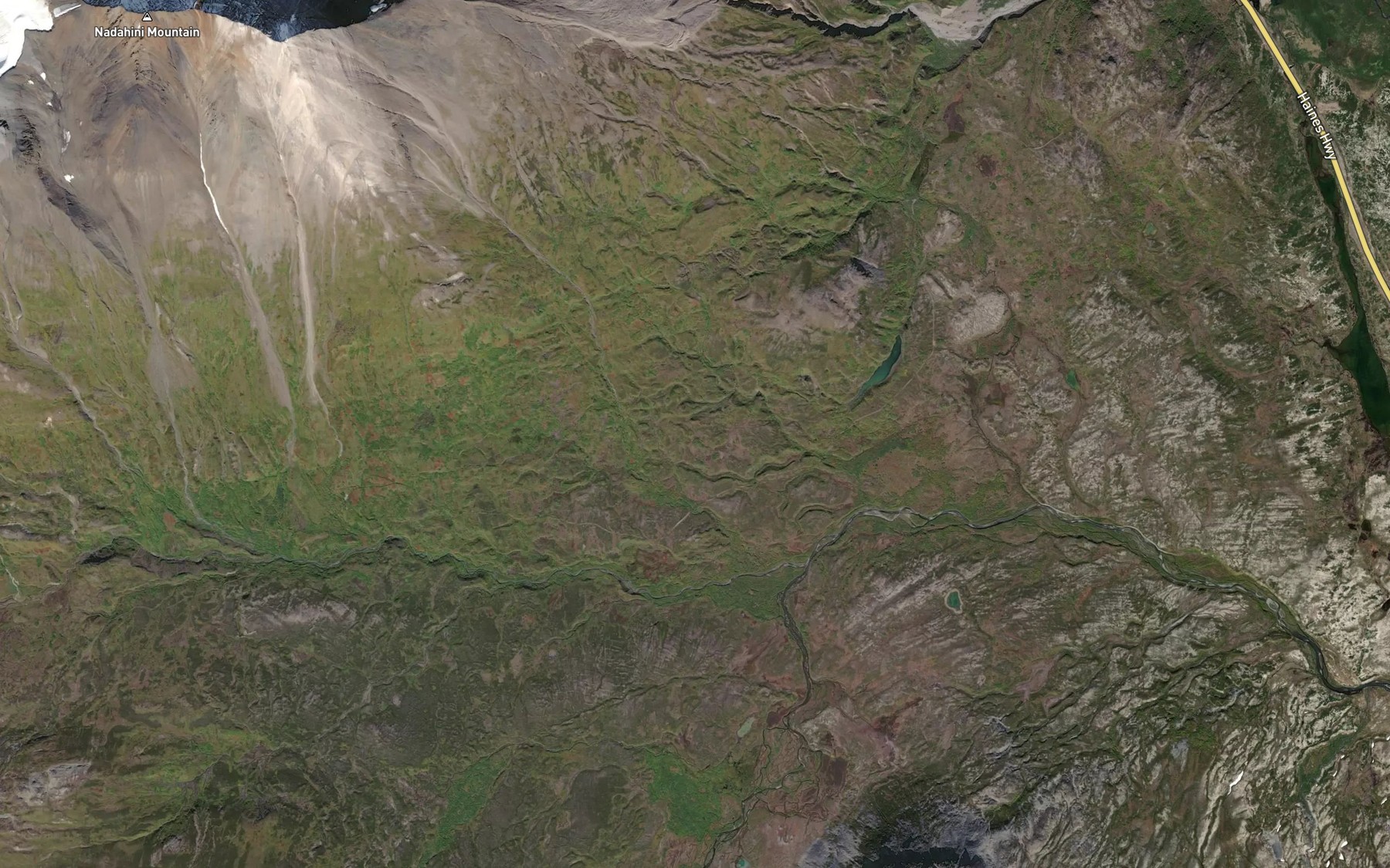 Satellite map of the West Clear Creek