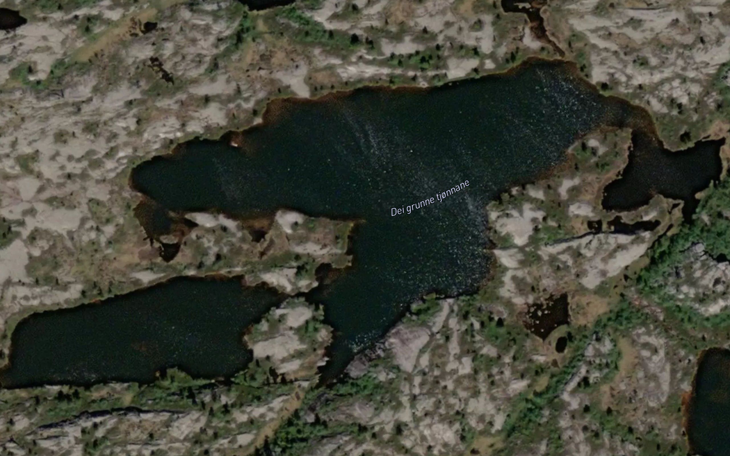Dei grunne tjonnane