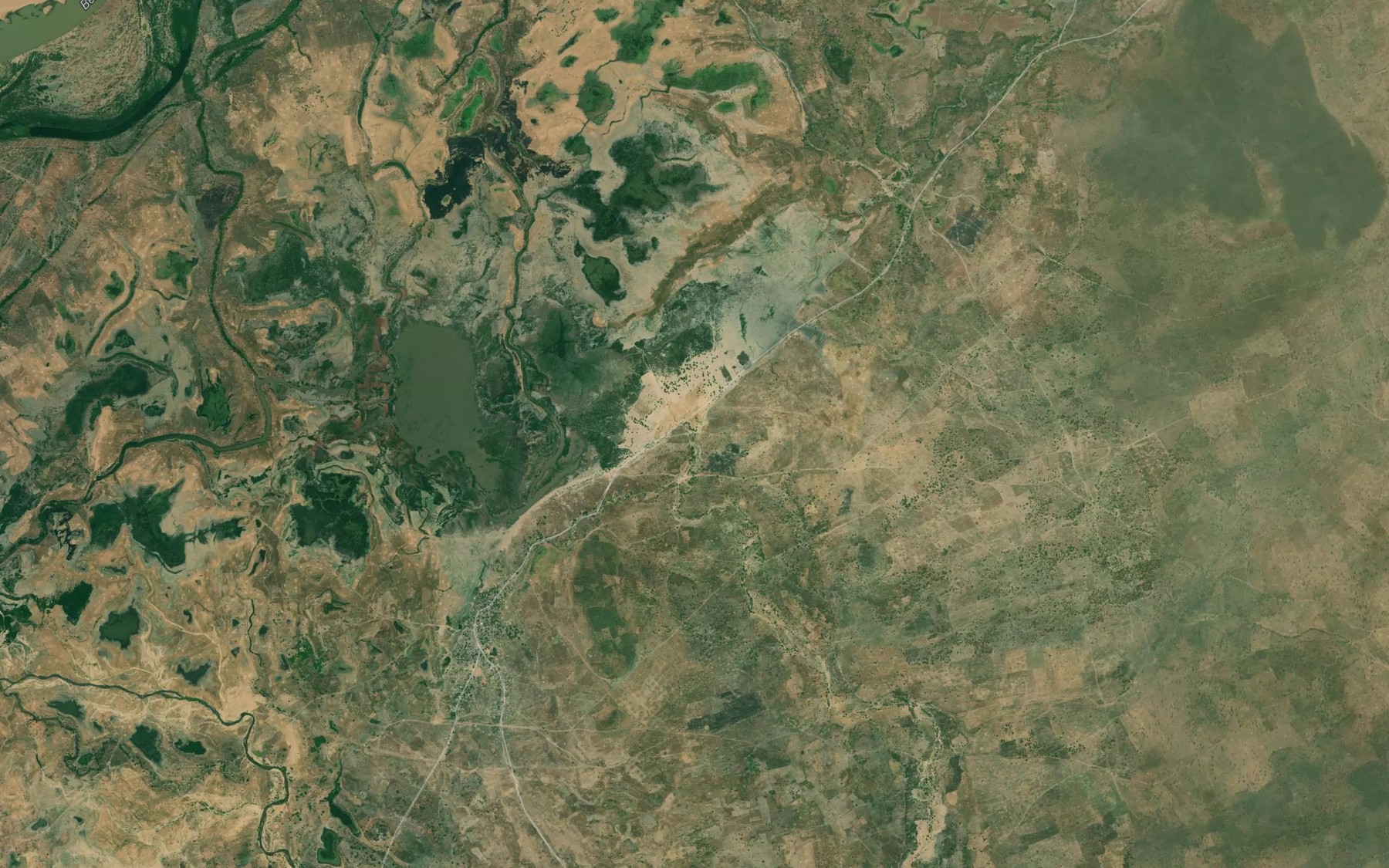 Satellite map of the River Gongon