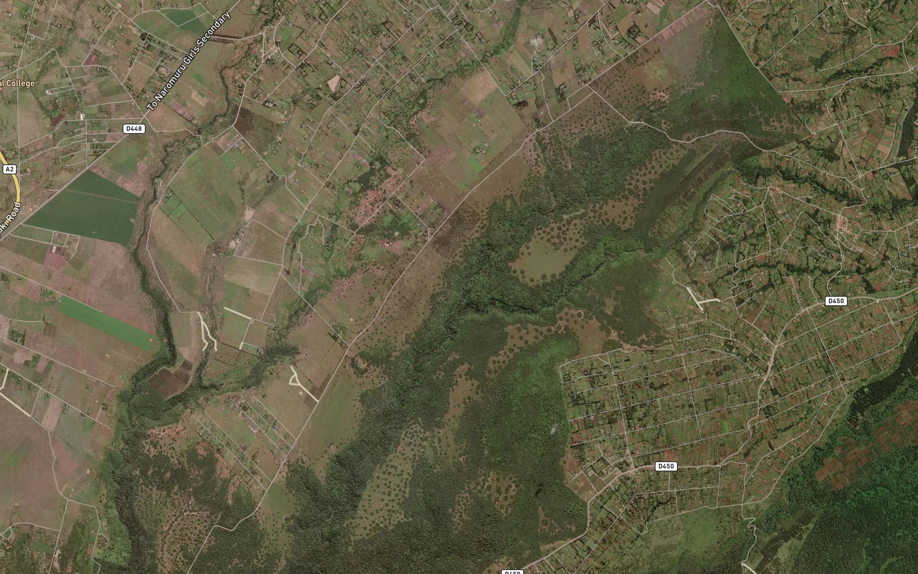 Satellite map of the Kimahori