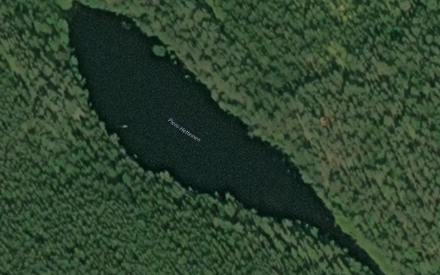 Satellite map of the Pieni-Hetteinen
