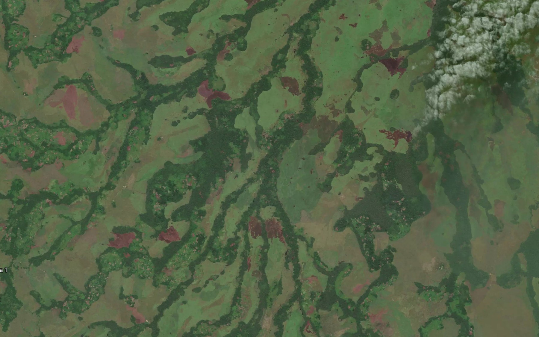 Satellite map of the Mbeni