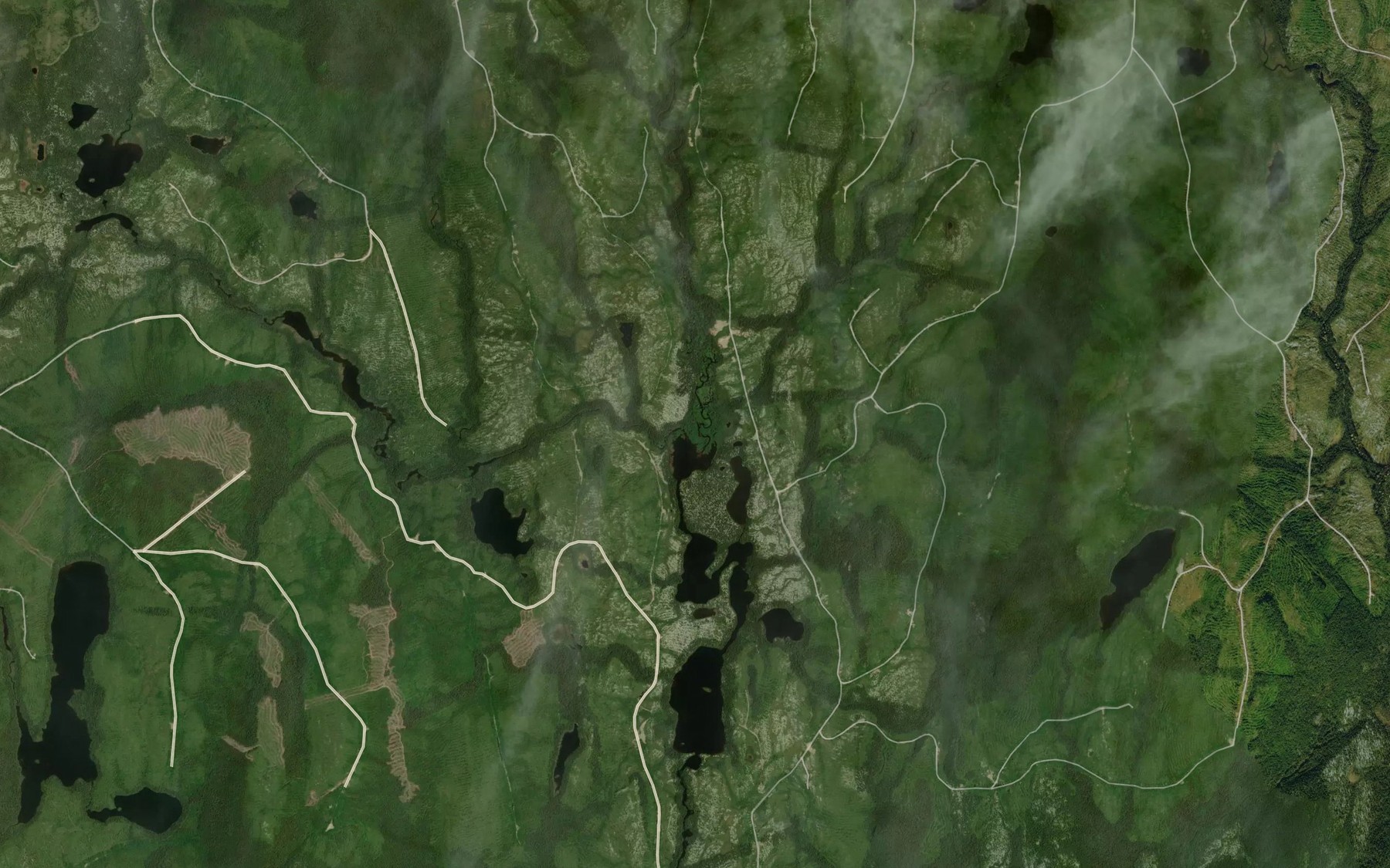 Satellite map of the Ruisseau Huppe