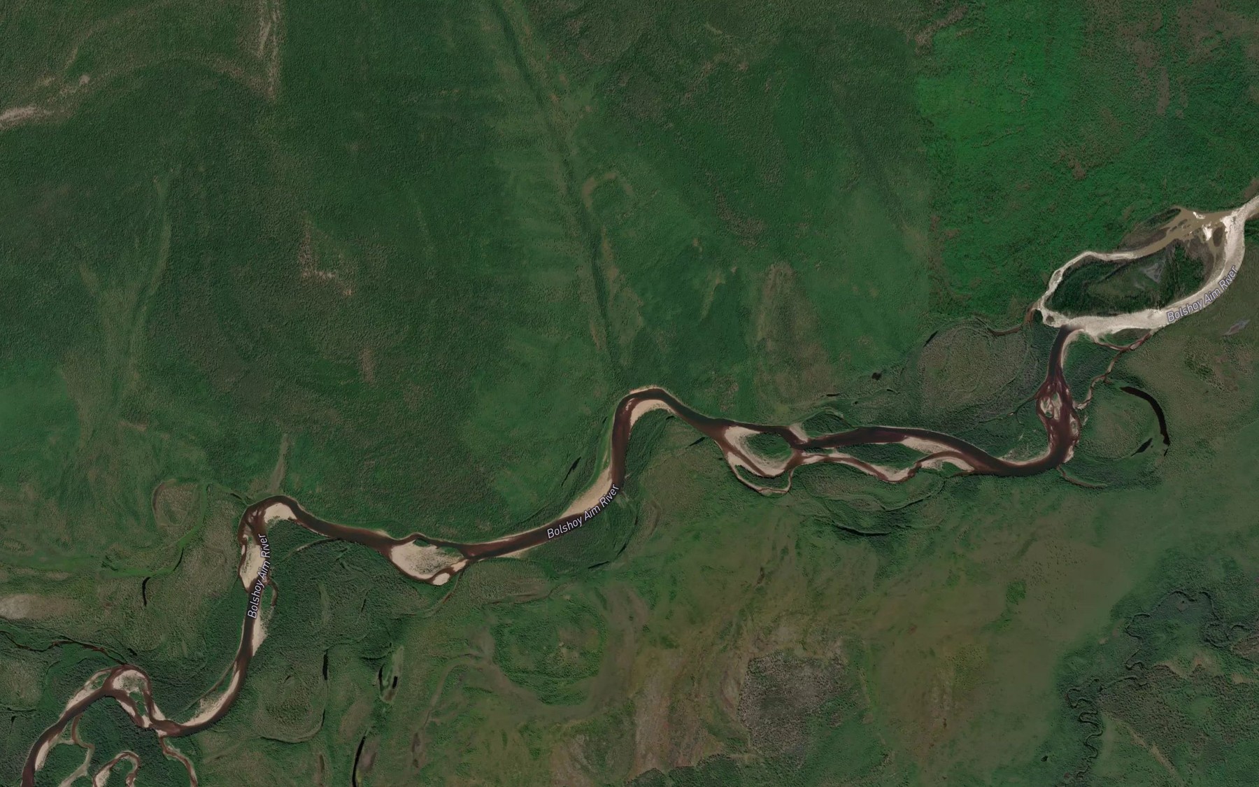 Satellite map of the Agen