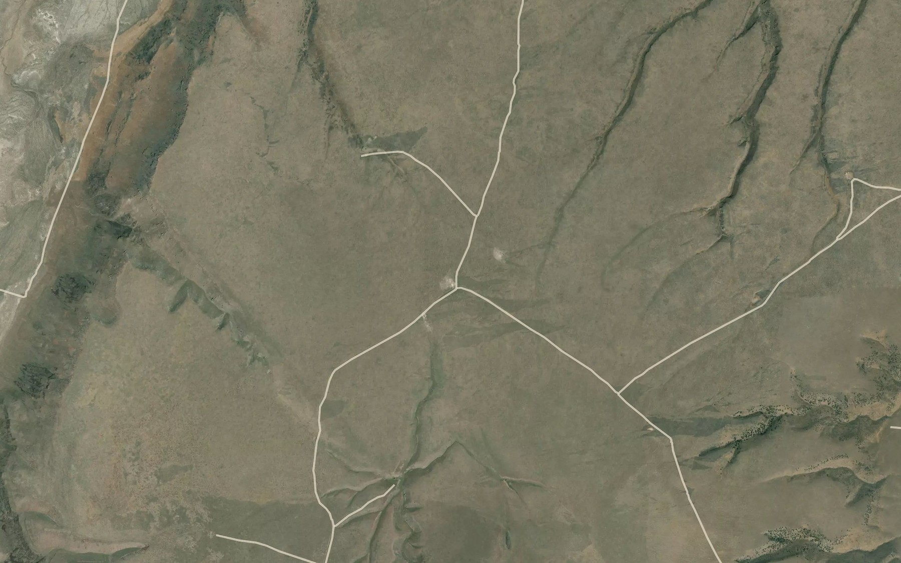 Satellite map of the Hole in the Ground Lake