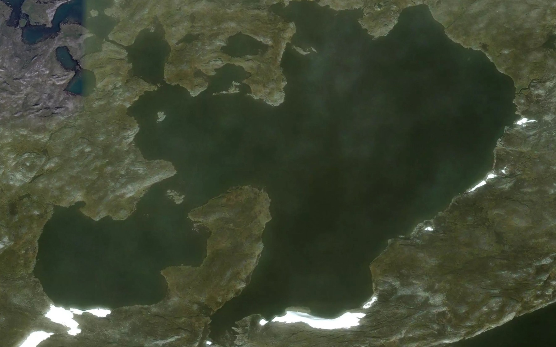 Satellite map of the Skuortajavri,vuolit