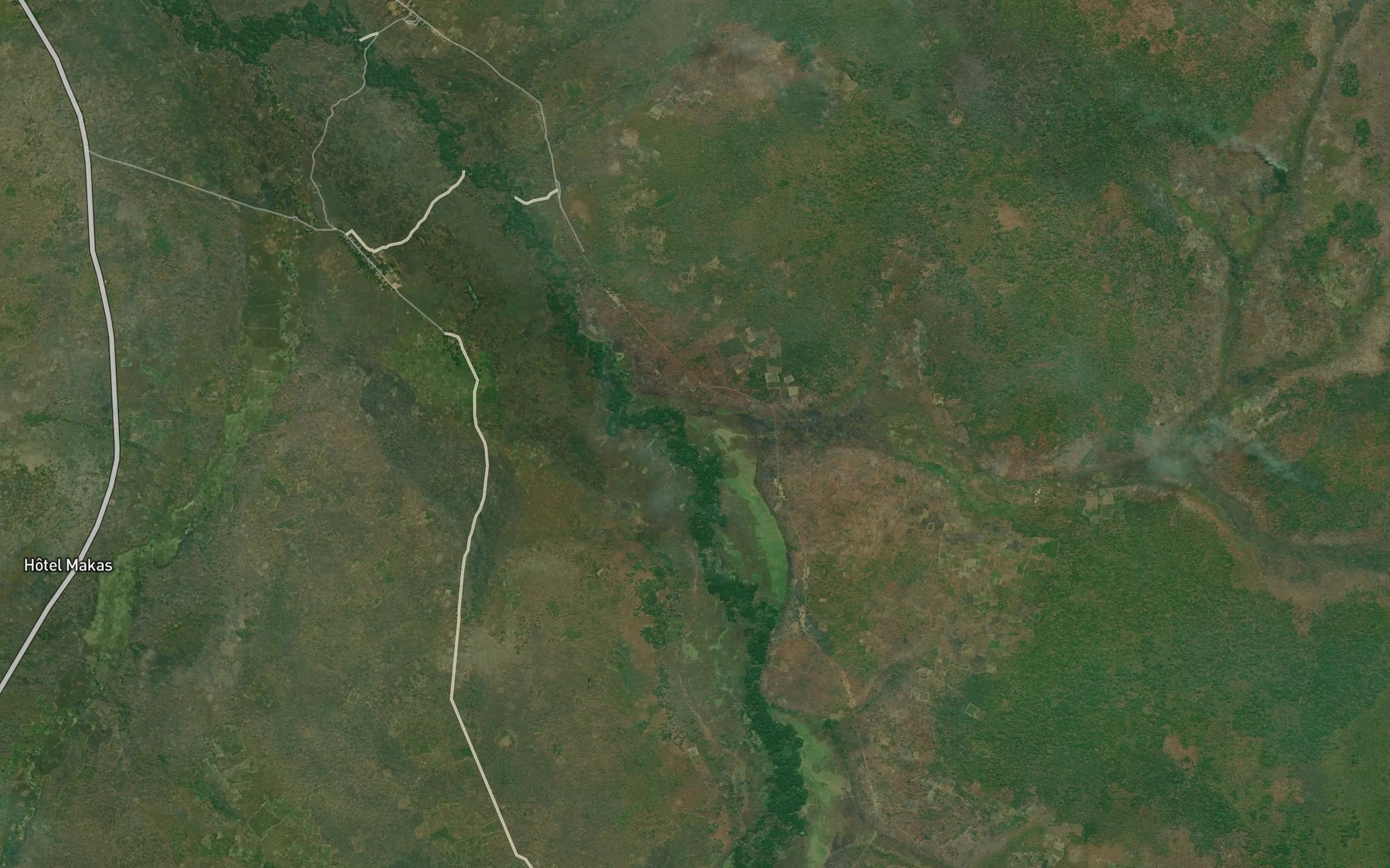 Satellite map of the Bizanza