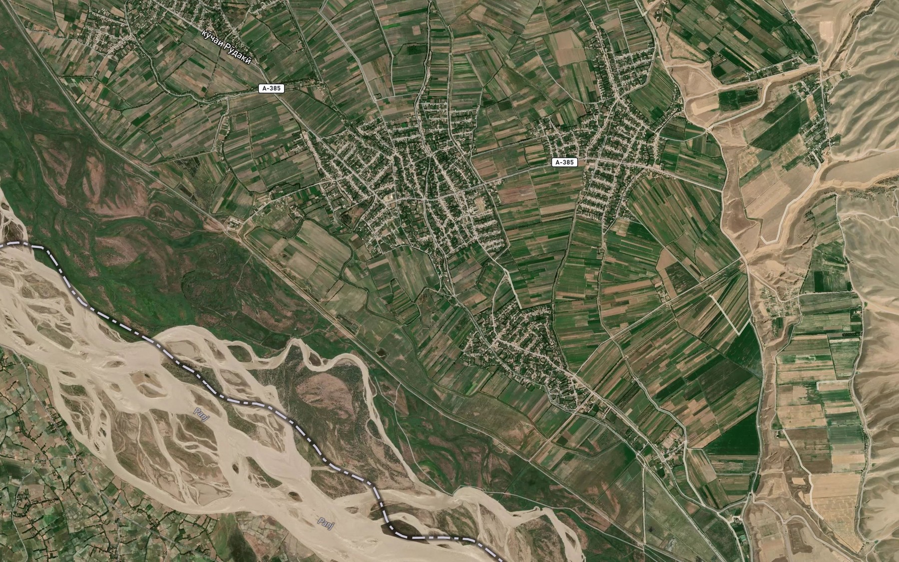 Satellite map of the Kanal Kyzyl